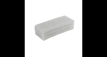 SCHUURSPONS 25CM WIT 3ST 20971