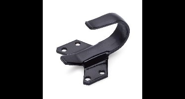 Korte haak tbv terugliggende deuren, zwart