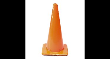 Verkeerspilon oranje 2xwitte band 75cm