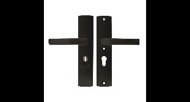 VH-beslag Curve Kr/Kr Blok PC55 Zwart 38-54mm