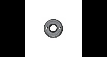 Rozetten ø50x5mm messing oud grijs