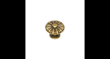 Meubelknop ø 30 mm messing gebruineerd