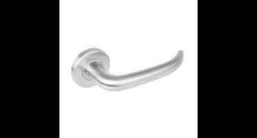 Gatdeel rechts 1282 sabel op rond rozet staal met 7mm nok RVS