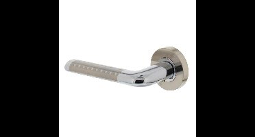 Gatdeel links Marion op rond rozet 7mm nokken chroom/nikkel mat