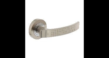 Gatdeel rechts 1696 William op rond rozet 7mm nokken nikkel mat