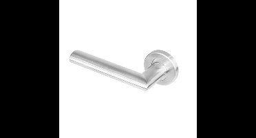 Gatdeel links 1283 Girona op rond rozet staal met 7mm nok RVS