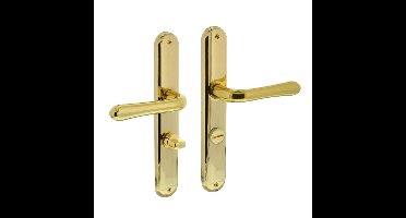 Deurkruk Saturnus WC78/8mm messing gelakt