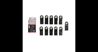 4tecx Multizaagblad universeel 04 standaard hcs 34 x 40 mm 10 + 1 stuks