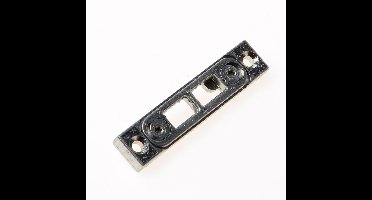 Schootsluitplaat Hout vlak 20mm + pos.nok 8x5