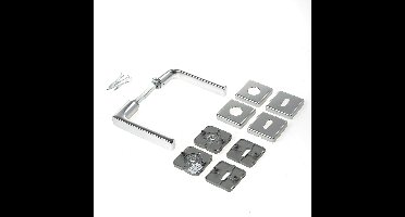 Hoppe dallas op rozet 37-42mm alu f1