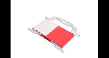 Afzetlint rood-wit 25 mtr. op haspel