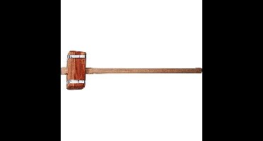 *Sleg hout vierkant met steel