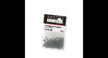 Spaanpl.schr.zwart ck tx10 3.0X20(25)