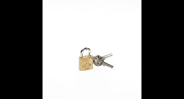 Hangslot messing 20mm kd20