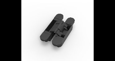 Argenta onzichtb.scharn.NEO-S5 pekzwart