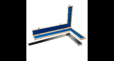 Smids blokwinkelhaak m.balk 500x250