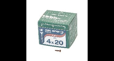Sp.pl.schr.spax gebruin.pk 4x20