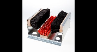 Schoenveegapparaat bassine bezems