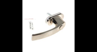 Draaivalkruk Inox look afsl.knop stift 32mm