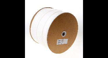 PE-spatieband op haspel 400mtr 9x3 wit