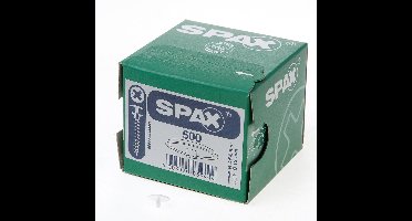 Afdekkap wit spax boorkopschroef