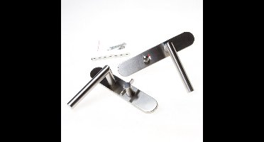 Deurkruk 90 op schild WC72/8 r+nok.7mmEN1906.