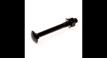 Slotbout M8x90 zwart met moer/ring