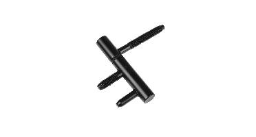 Svedex Match paumelle, kleur zwart (deur + kozijndeel)