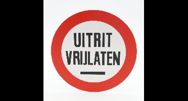 BORD ROND UITRIT VRIJLATEN