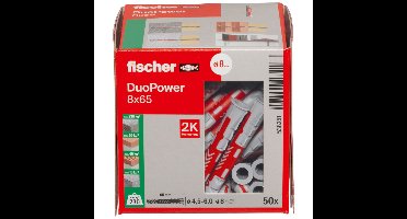 Fischer plug Duopower 8x65mm