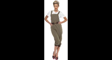Smiffys - WW2 Land Girl Kostuum - XL - Groen