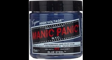 Manic Panic Semi permanente haarverf Blue Steel Classic Blauw/Zilverkleurig
