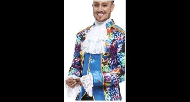 Smiffys - Cravat & Cuff Kostuum Accessoire Set - Wit