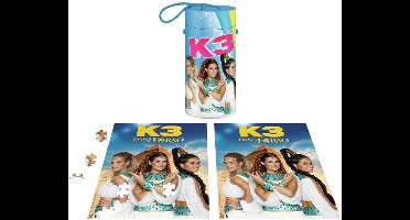 K3 Puzzel en poster in tube - K3 Dans van de Farao - 100 stukjes