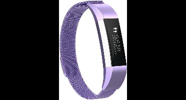 Shop4 - Fitbit Alta Bandje - Metaal Paars