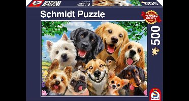 Honden Selfie, 500 stukjes Puzzel