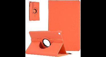 Hoes Geschikt voor Samsung Galaxy Tab A7 Hoes - (2020/2022) - bookcase -10.4 360 draaibare - Oranje