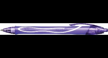 Bic Gel-ocity Quick Dry gelroller, paars 12 stuks