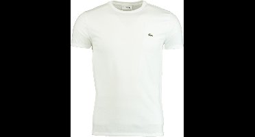 Lacoste Heren T-shirt - White - Maat 3XL