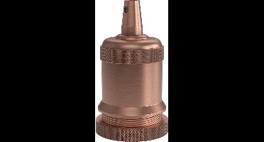 Calex lamphouder E27 aluminium model piek M-003 mat koper