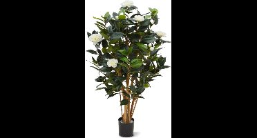 Camelia Japonica deluxe kunstplant 100cm - creme