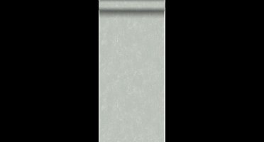 krijtverf vliesbehang mat effen grijs - 128004 van ESTAhome