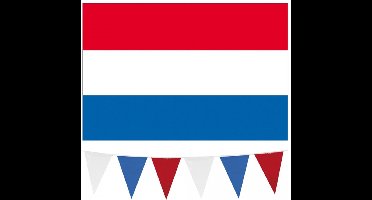 Haza - Nederlandse vlaggen feestversiering set 3-delig - Holland supporters