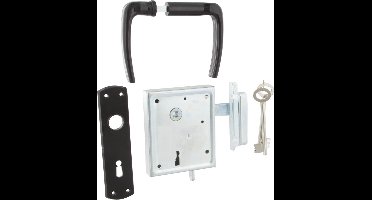 Starx Poortslot – Slot met Sleutels - Montage Rechts of Links – Zwart