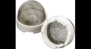 5 grove witte filterzeven met 30 maaswijdtes voor stijgbuizen, compatibel met XVLP FinishControl 3500 en 5000.