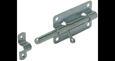 Plaatgrendel (ronde schuif) 100mm