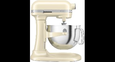 KitchenAid keukenmachine - Artisan - In hoogte verstelbare kom - 375 W - 11 snelheden - 3 RVS accessoires - 5,6L - Amandel