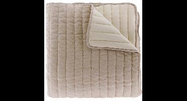 Unique Living Didi Bedsprei - Tweepersoons - 220x220 cm - Sand