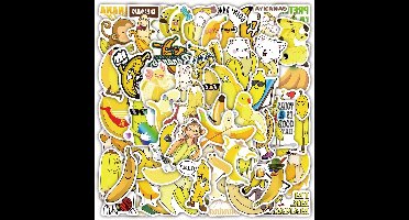 50 Stuks Waterdichte Stickers voor Waterflessen, Laptops en Koelkasten - Leuk Cartoons voor Volwassenen en Tieners