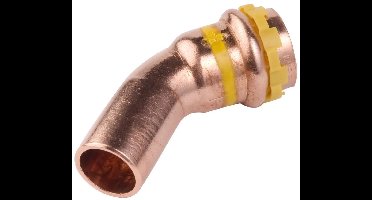 VSH SudoPress Koper Gas Bocht 45° FØ 15 Type SPG5040V, 6674118